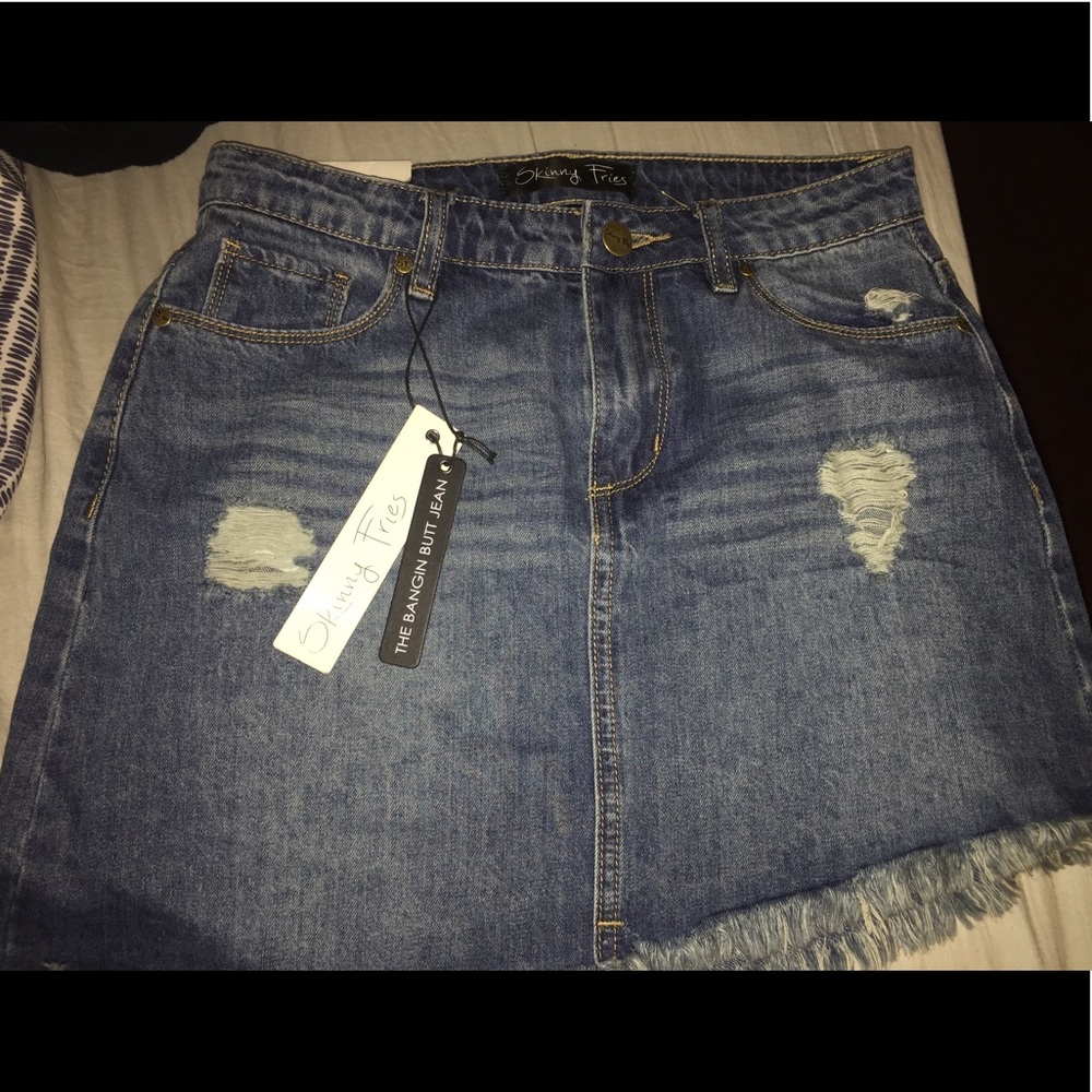 Denim Mini Skirt